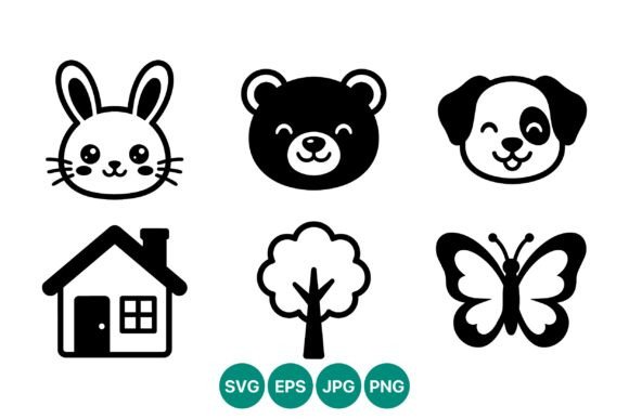 Cute Animal Icons Set Review for Embroidery Projects