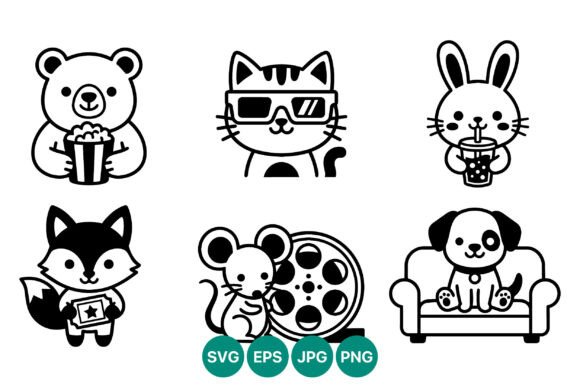 Cute Cartoon Animal Snack Characters Embroidery Review