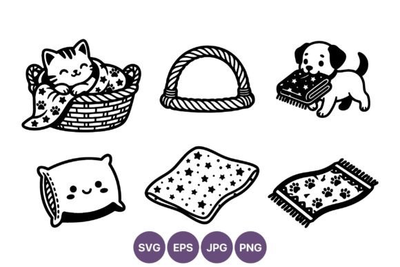 Cute Cat and Puppy Vector Art Review