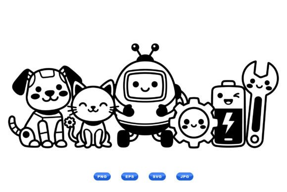 Cute Tech Pet Clipart Pack Review