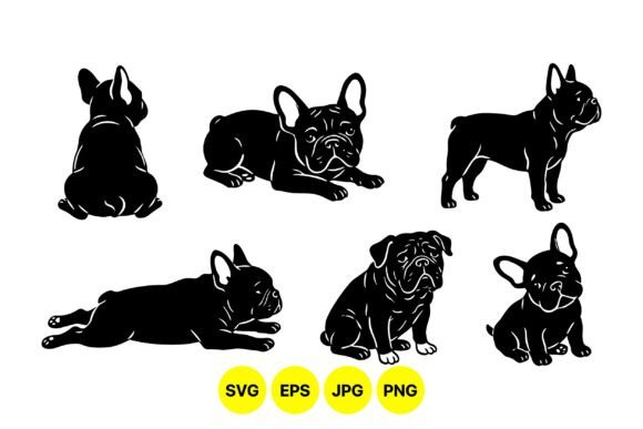 French Bulldog Silhouette Clipart Review
