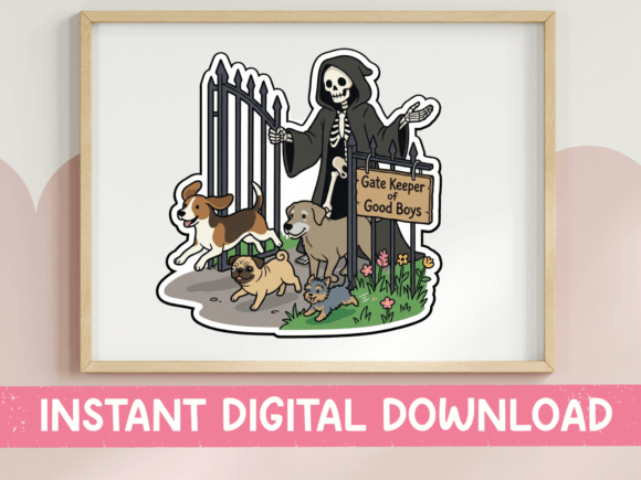 Grim Reaper Gate Keeper of Good Boys Embroidery Review