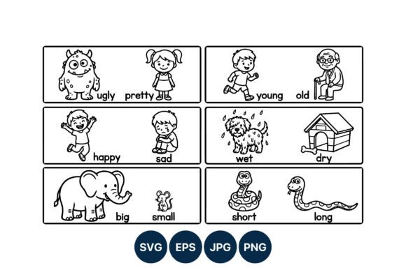Opposite Adjective Cartoons for Kids Review