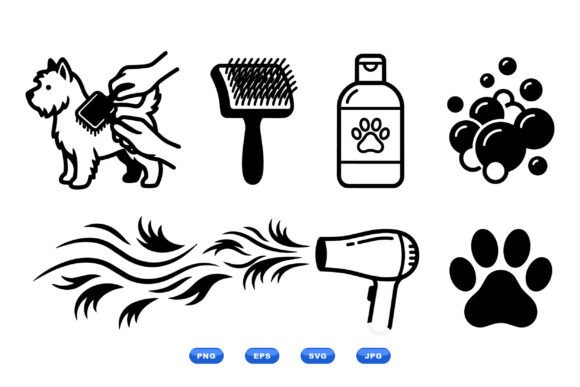 Pet Grooming Icons Pack Review