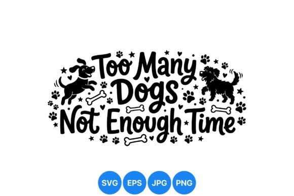 Too Many Dogs Funny Design Review